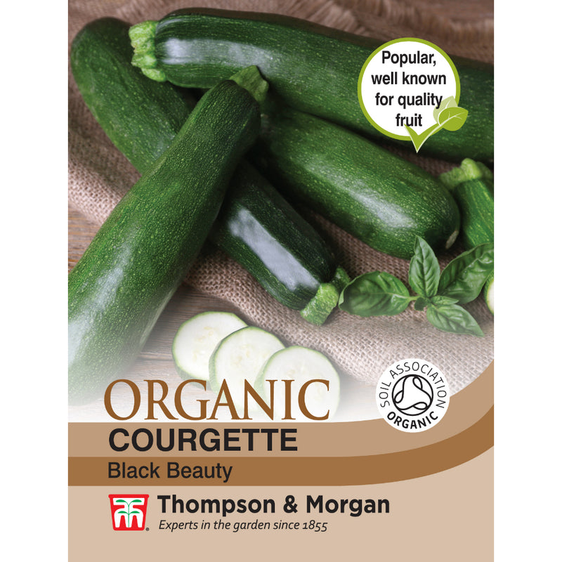 Courgette Black Beauty Organic Vegetable Seeds