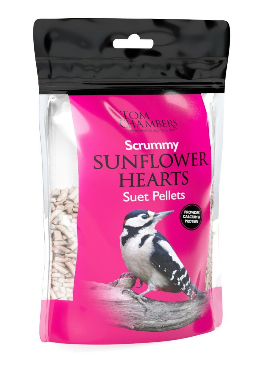 Suet Pellets Sunflower Hearts Bird Feed 0.9kg