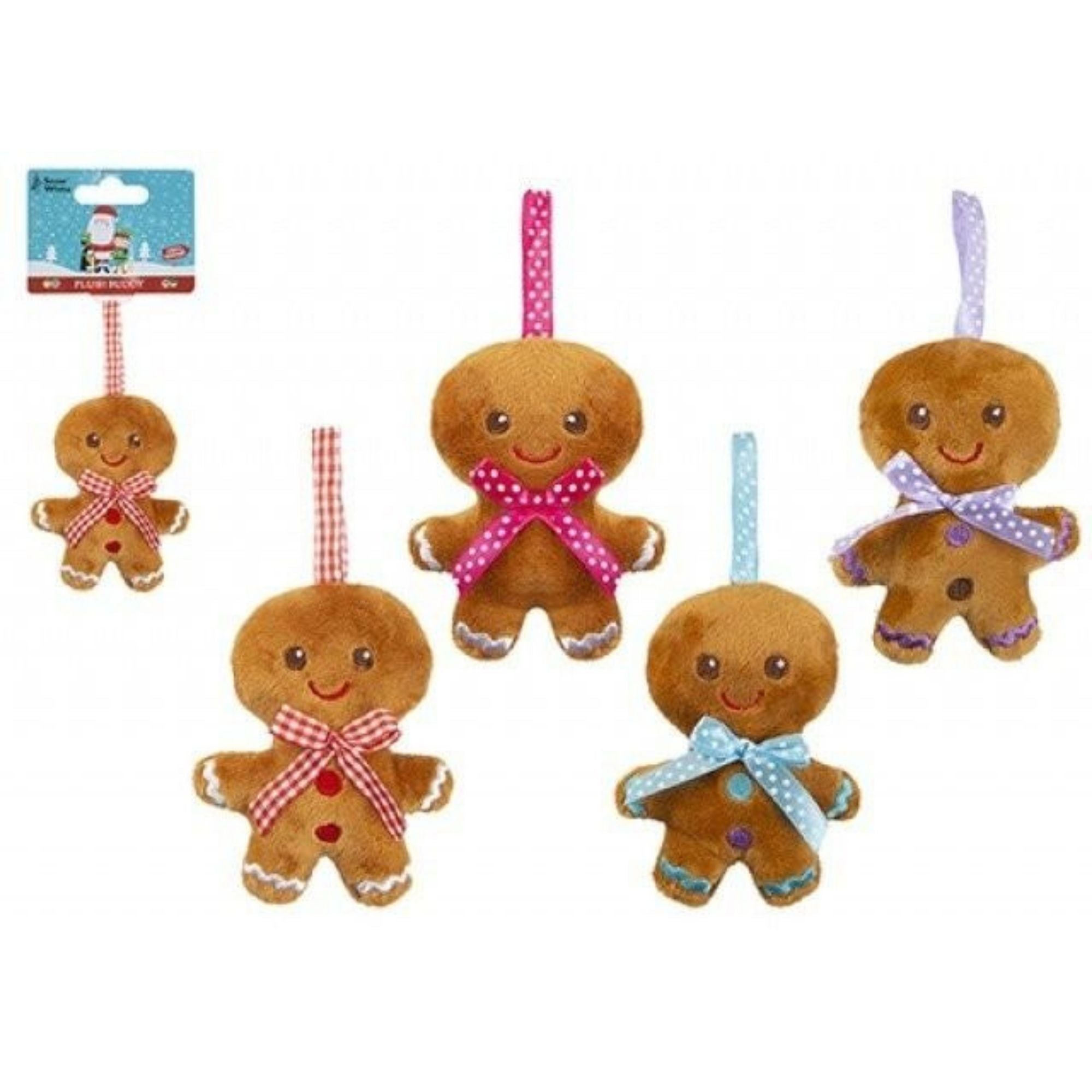 Gingerbread Mini Plush Decoration