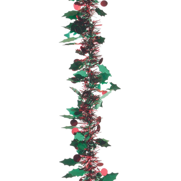 Holly Tinsel Red and Green | Cornwall Garden Shop | UK