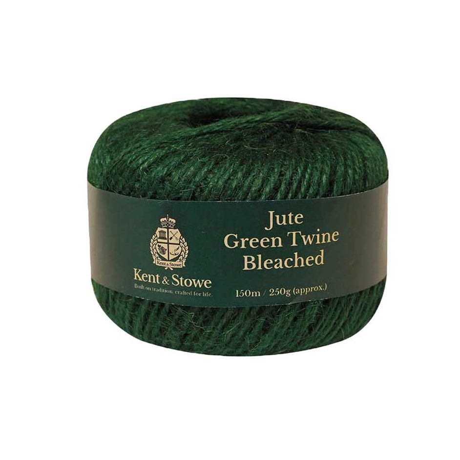 KS Jute Twine Bleached Green 150m 250g | Cornwall Garden Shop | UK