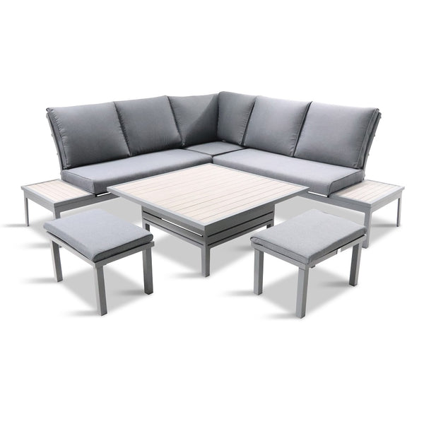 Milano Modular Dining Lounge Set with Adjustable Table