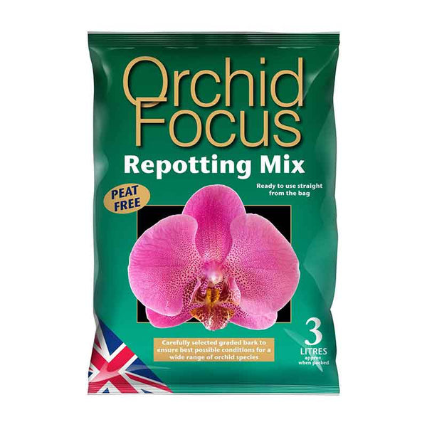 Orchid Focus Repotting Mix 3L | Cornwall Garden Shop | UK