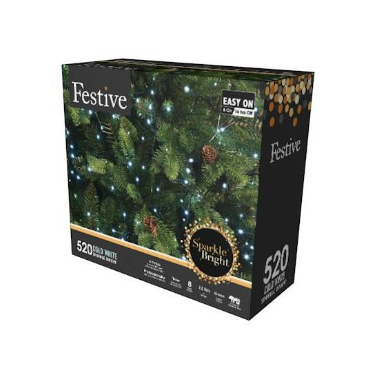 520 Sparkle String Lights - White | Cornwall Garden Shop | UK