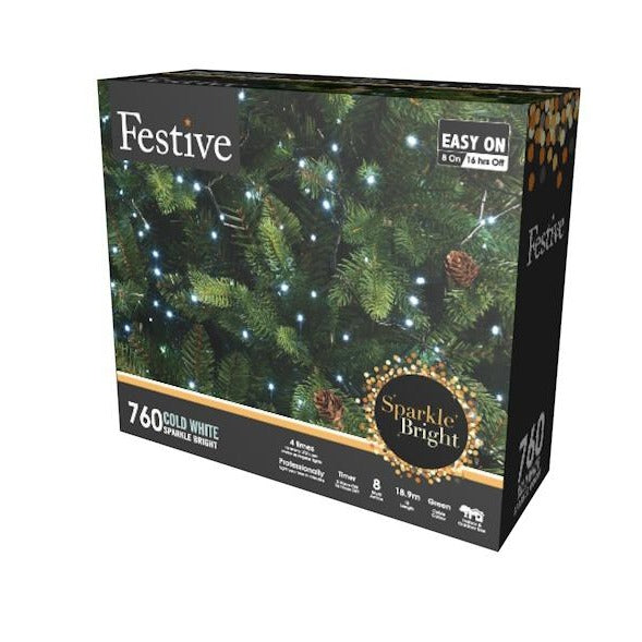 760 Sparkle Lights - White | Cornwall Garden Shop | UK