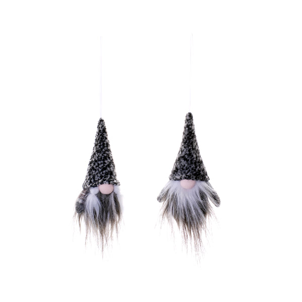 Dark Grey Hanging Gonks | Cornwall Garden Shop | UK