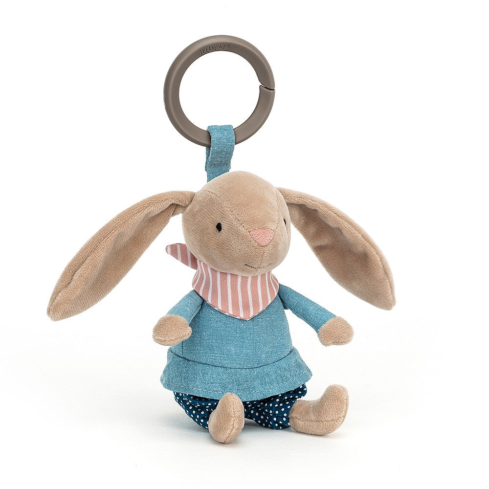 Plush 'Little Rambler Bunny' Rattle