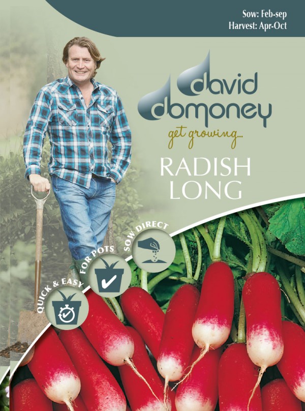 Radish Long Seeds David Domoney