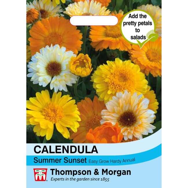 Calendula Summer Sunset Flower Seeds