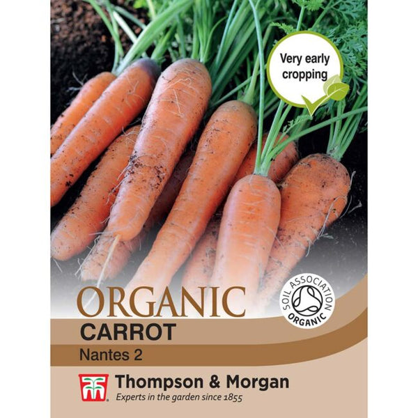 Carrot Nantes 2 (Organic) Seeds