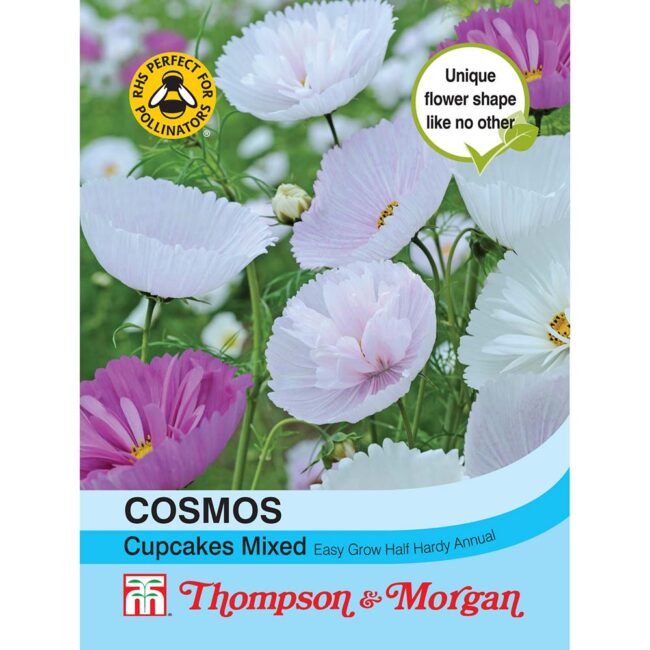 Cosmos Cupcakes Mixed Flower Seeds