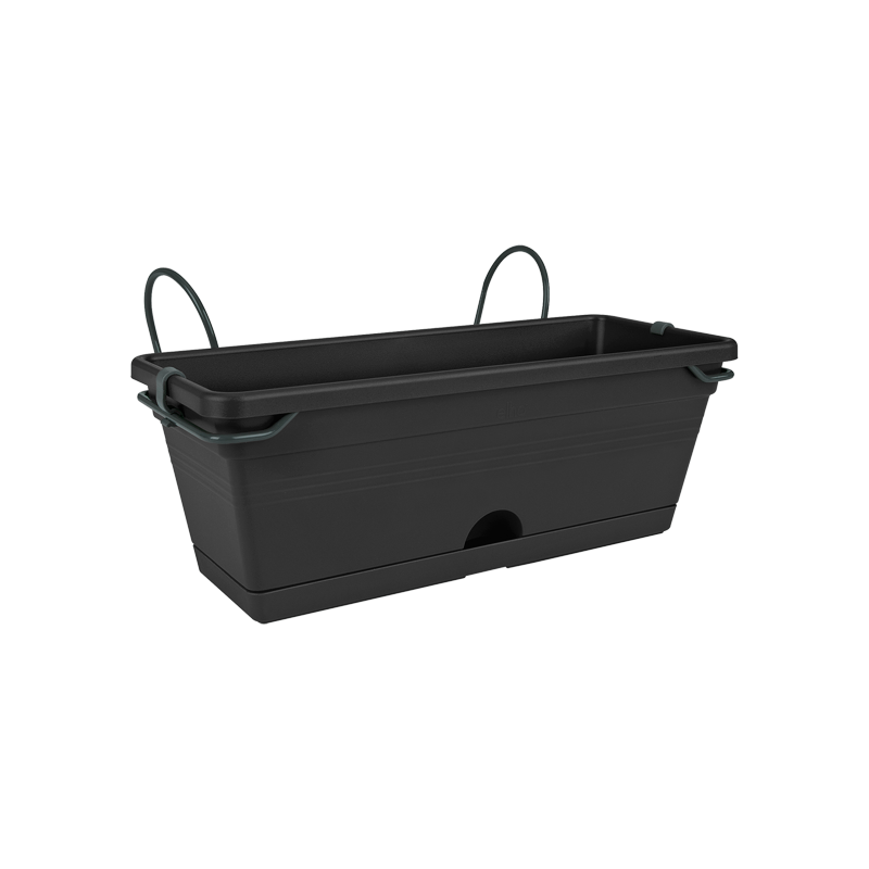 Green Basics Trough All in 1 30cm Living Black | Cornwall Garden Shop | UK