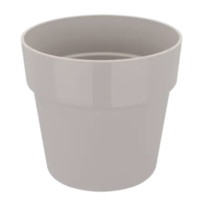 b.for Original Round Mini 9cm Indoor Pot Warm Grey