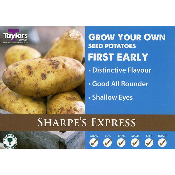 Sharpe's Express First Early Seed Potatoes 2kg