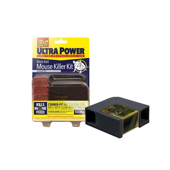 Mouse Killer Ultra Power Block Bait² Kit