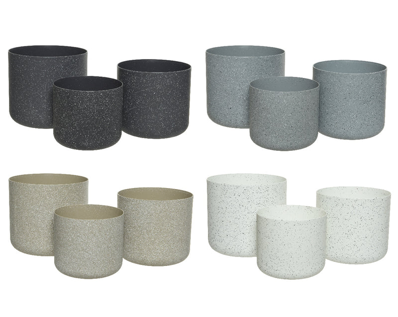 Planter Plastic Round Outdoor