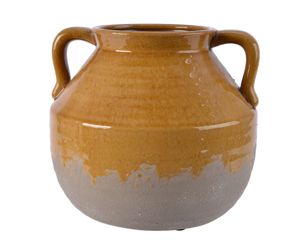 Stoneware Vase With Handle