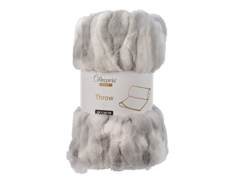 Pes Throw Faus Fur Wrinkle