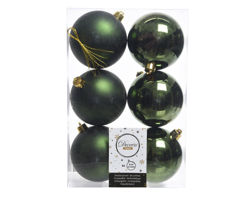 Baubles Shatterproof Dark Green