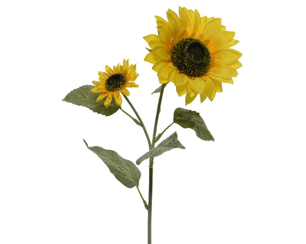 Sunflower On Stem Polyester