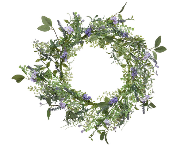 Wreath Lavender Plastic