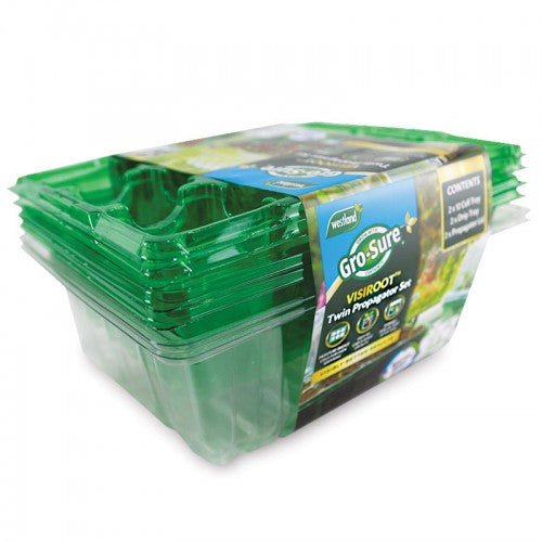 Gro-Sure Visiroot Twin Propagator Set | Cornwall Garden Shop | UK