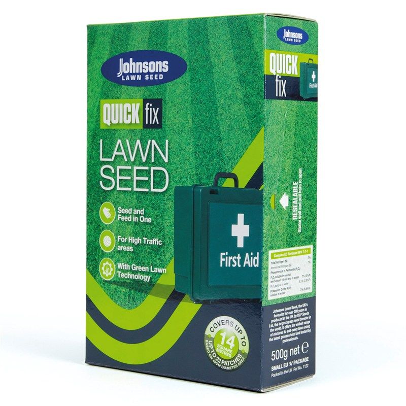 Johnsons Quick Fix (Growmore) Lawn Seed 500g