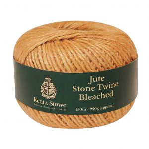 KS Jute Twine Bleached Stone 150m 250g | Cornwall Garden Shop | UK