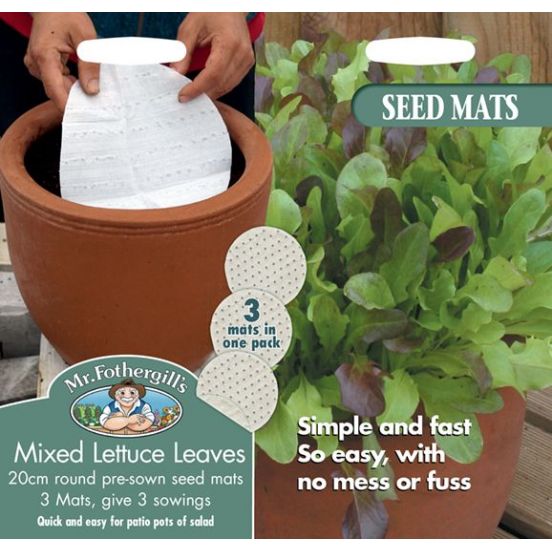 Lettuce Leaves Mixed Seed Mat