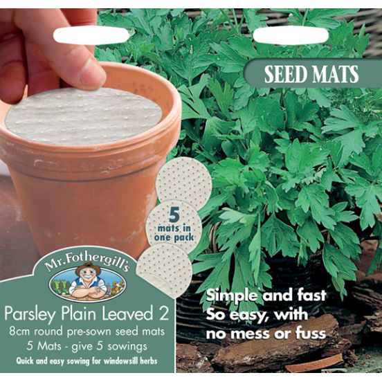 Parsley Plain Leaved Seed Mat