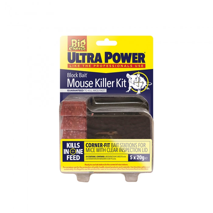 Mouse Killer Ultra Power Block Bait² Kit