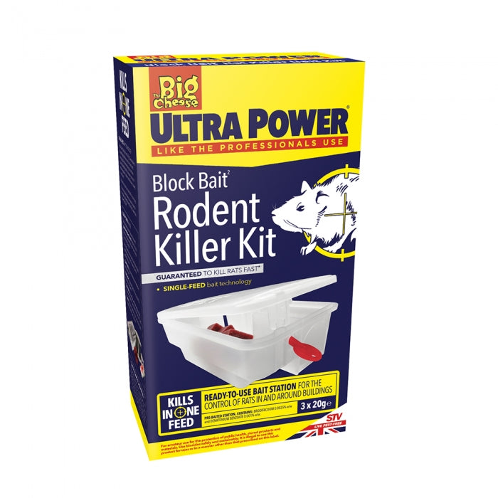 Rodent Killer Ultra Power Block Bait² Kit