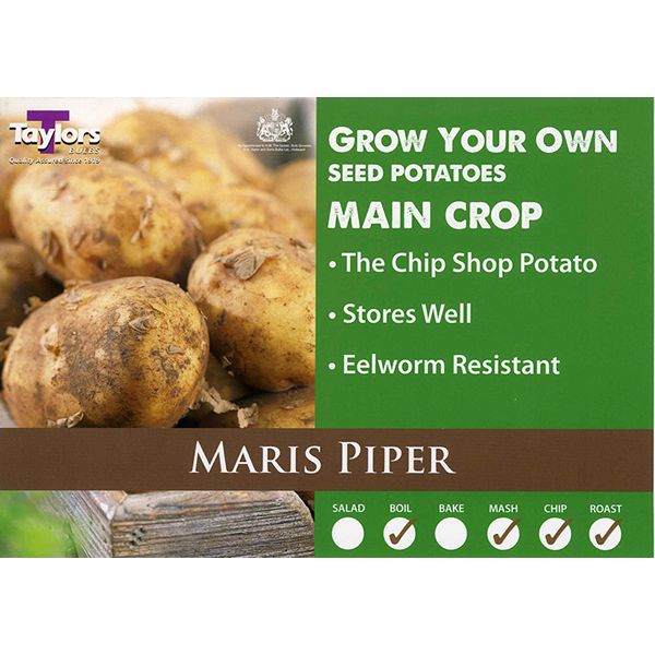 Maris Piper Main Crop Seed Potatoes 2kg