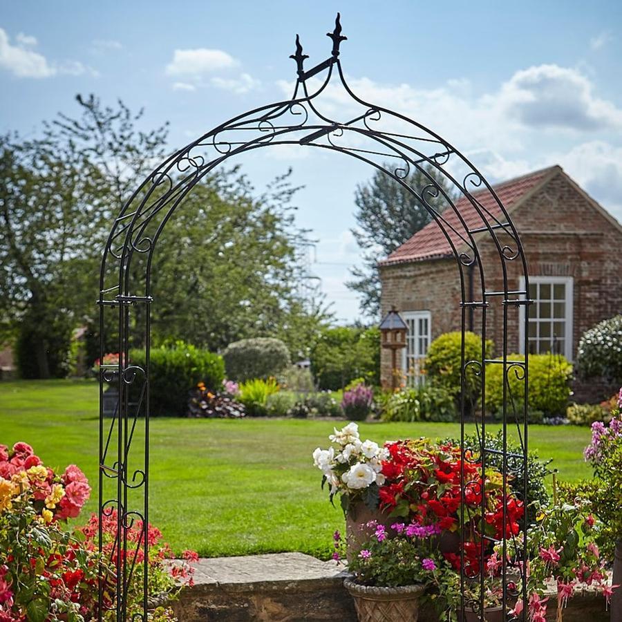 Garden Arch Boutique Black 2.4m