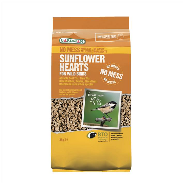 Sunflower Hearts Bird Food 2kg