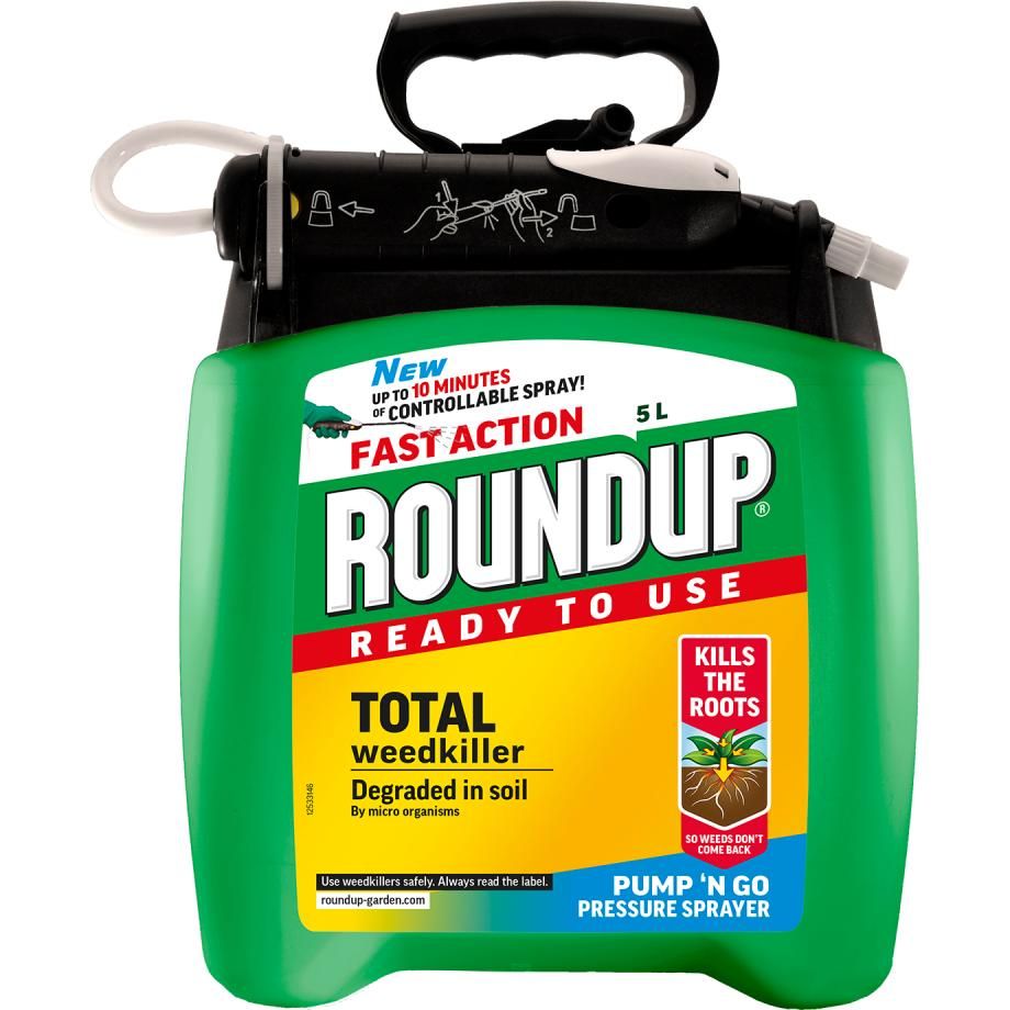 Roundup Total Weedkiller Pump 'n' Go 5L