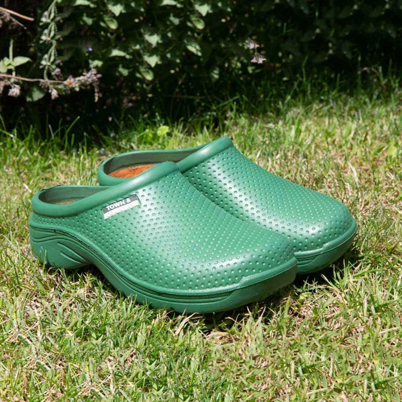 Eva Cloggie Shoes Green - Size 8