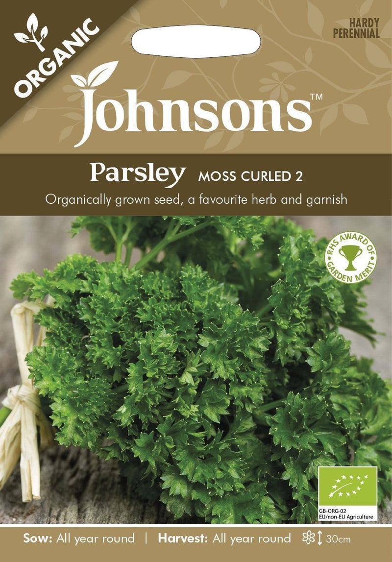 Parsley Moss Curled 2 Organic Herb Seeds