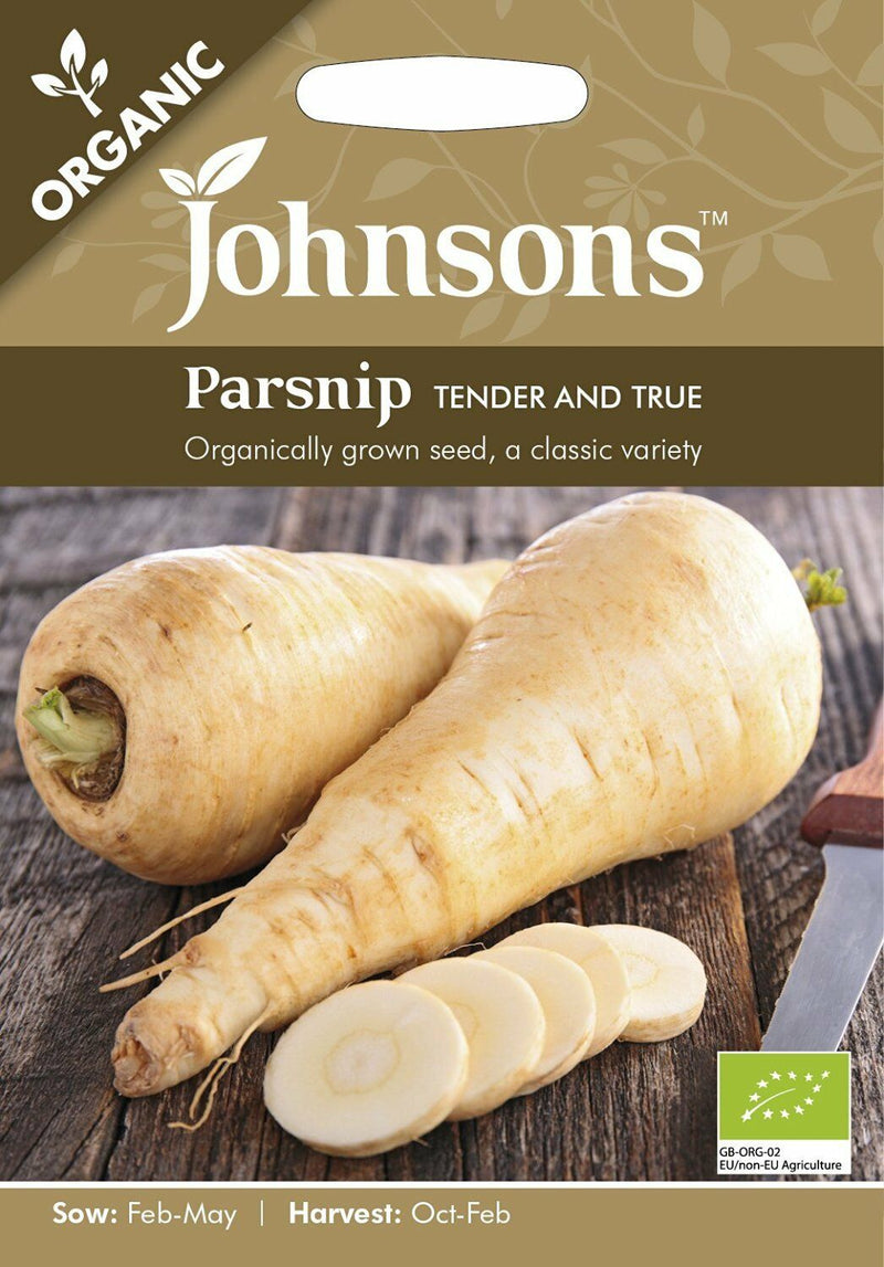 Parsnip Tender & True Organic Seeds