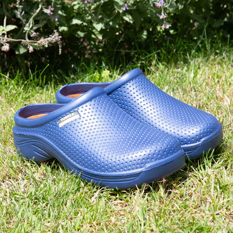 Eva Cloggie Shoes Navy - Size 6