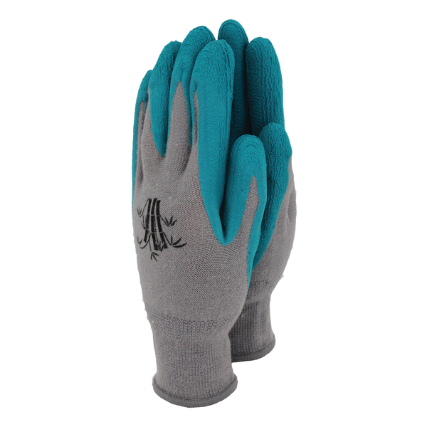 Weed Master Bamboo Ladies Gloves Medium Teal | Cornwall Garden Shop | UK