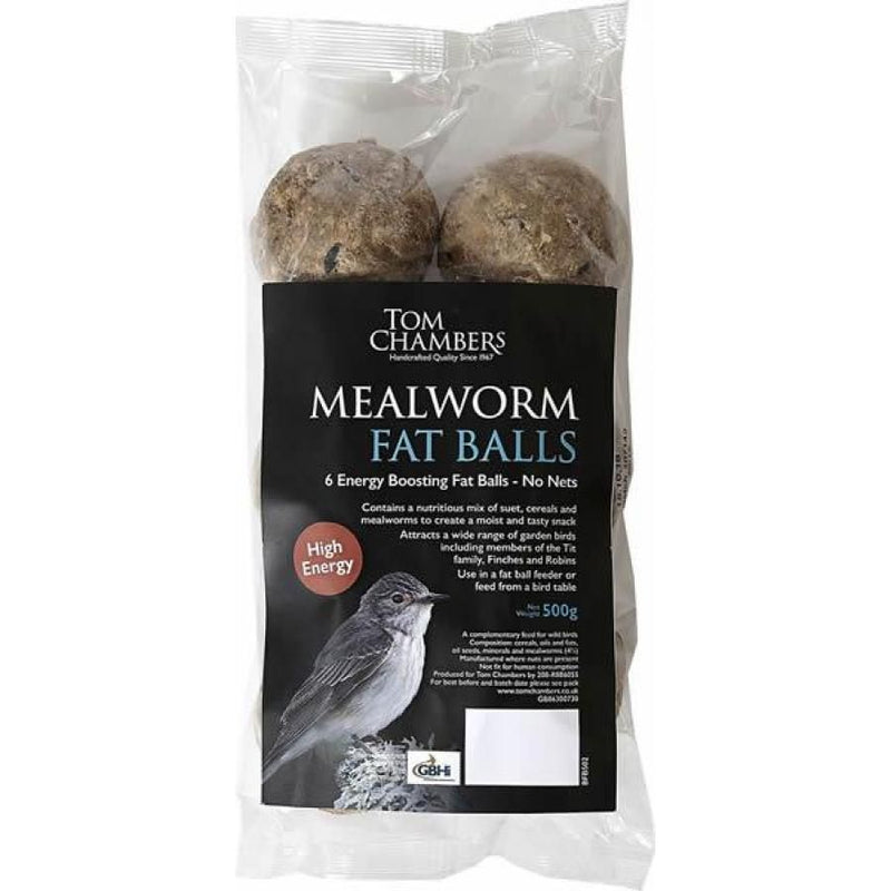 Mealworm Fat Balls (6pk) No Nets | Cornwall Garden Shop | UK