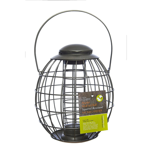 Fat Ball Feeder Squirrel Resistant Pewter