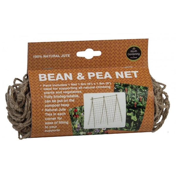 Pea & Bean Netting 1.8m x 1.8m Natural