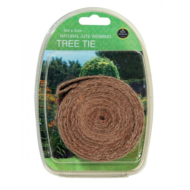 Tree Tie Natural Jute Webbing 5cm x 5m