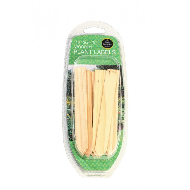 Plant Labels 5" (13cm) Wooden (10pk)