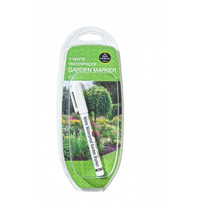 Waterproof Garden Marker - White