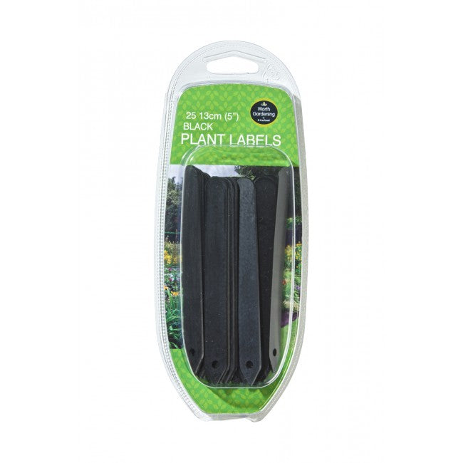 Plant Labels 5" (13cm) Black (25pk)