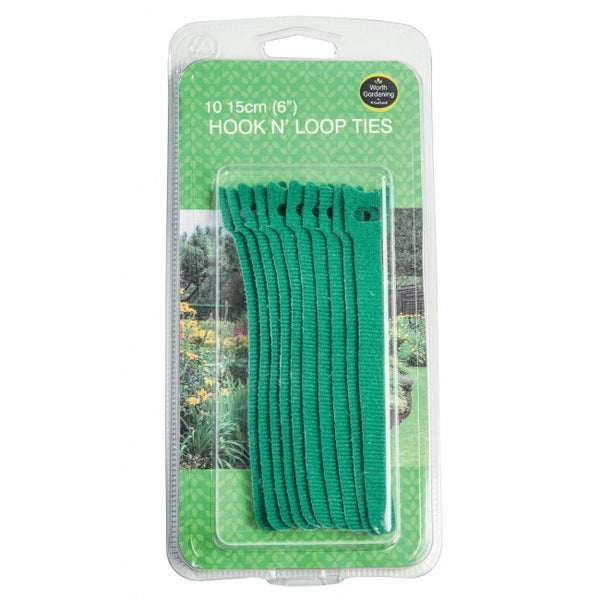 Hook N Loop Ties 6" (15cm) - 10 Pack