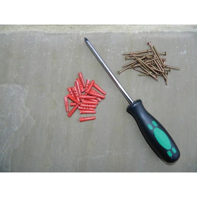 Wall Plugs Red Screw Sizes 6-8-10 (25pk)